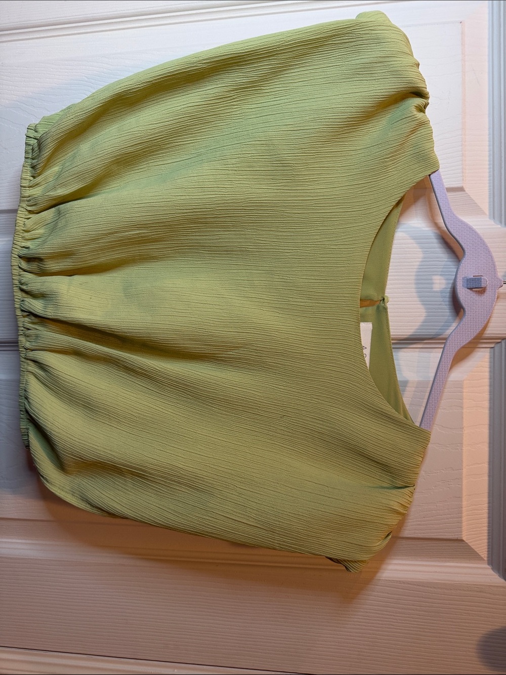 ASTR Light Green Women's Blouse - Casual Scoop Neck Top